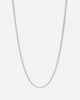 Saint Morta 2.7mm Diamond Curb Chain White Gold