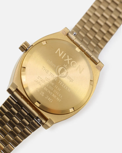 Nixon Time Teller SMU Watch Gold/Gold