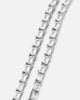 Saint Morta Landscape Baguette Chain Iced White Gold