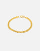 Saint Morta Flat Faced Curb Bracelet Gold
