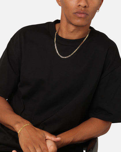 Saint Morta Flat Faced Curb Bracelet Gold