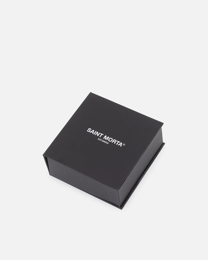 Saint Morta Flat Faced Curb Bracelet White Gold