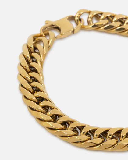 Saint Morta 12mm Double Link Bracelet Gold