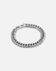 Saint Morta 12mm Double Link Bracelet White Gold