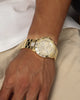 Guess Mainline Women's Majesty Crystal '40th Anniversary' Watch Gold
