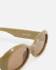 Le Specs Work It Sunglasses Taupe
