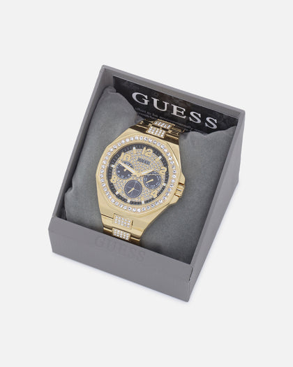 Guess Mainline Empire Crystal Bracelet Watch Gold