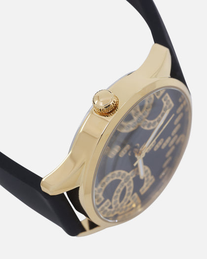 Guess Mainline Women's G Stitch Watch Black/Gold