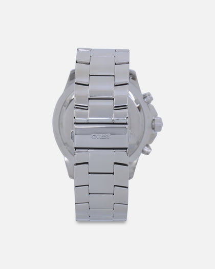 Guess Mainline Majesty Crystal Watch Silver
