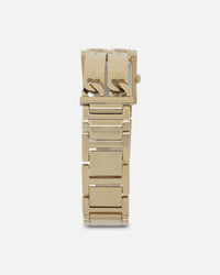 Guess Mainline Women's Mod ID Leopard Watch Gold