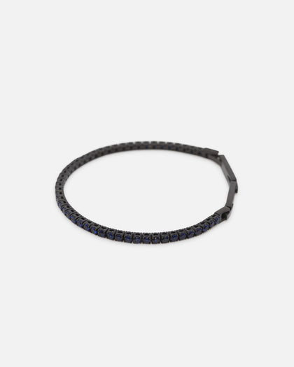 Guess Mainline Blue Tennis Logo Bracelet Multi