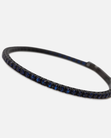Guess Mainline Blue Tennis Logo Bracelet Multi