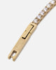 Guess Mainline Gold Tennis Logo Bracelet Multi