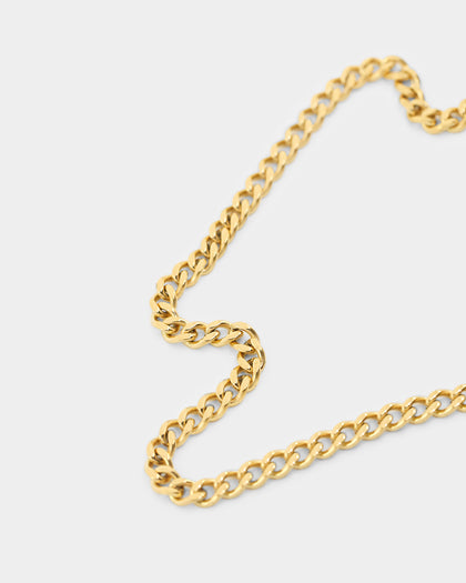 Saint Morta 3mm Cuban Bracelet Gold