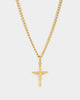 Saint Morta Crucifix Pendant Gold
