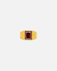 Saint Morta Stone Champioinship Ring Gold/Garnet