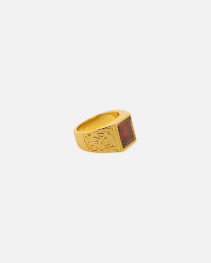 Saint Morta Stone Champioinship Ring Gold/Garnet