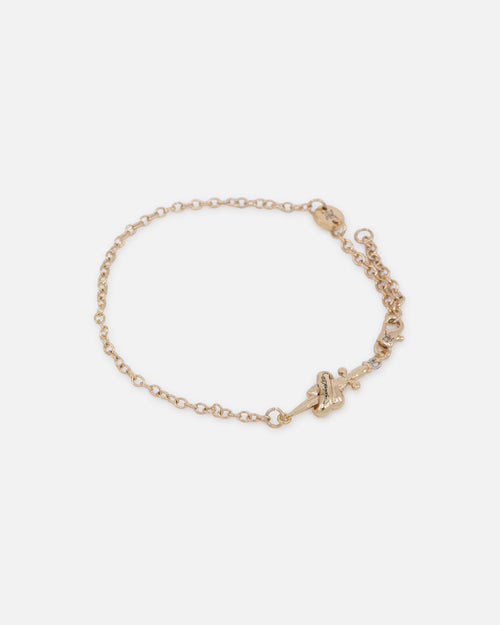 Ed Hardy Heart & Dagger Bracelet Gold