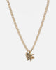 Ed Hardy Heart & Dagger Necklace Gold