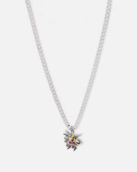 Ed Hardy Heart & Dagger Necklace Silver