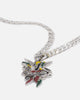 Ed Hardy Heart & Dagger Necklace Silver