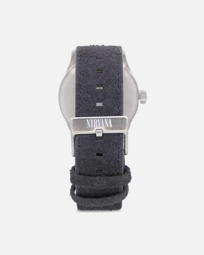 Nixon X Nirvana Sentry Leather Watch Grey Fade