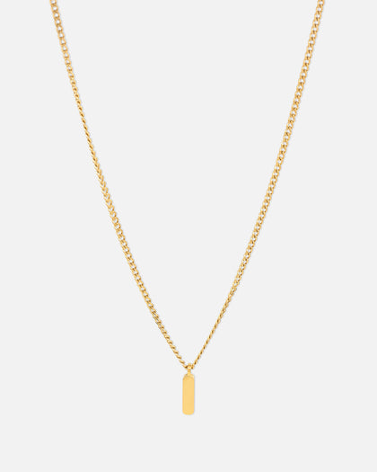 Saint Morta Bar Totem Pendant Chain Gold