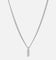 Saint Morta Bar Totem Pendant Chain White Gold