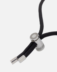 Saint Morta Cord Toggle Bracelet Black/White Gold