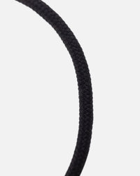 Saint Morta Cord Toggle Bracelet Black/White Gold