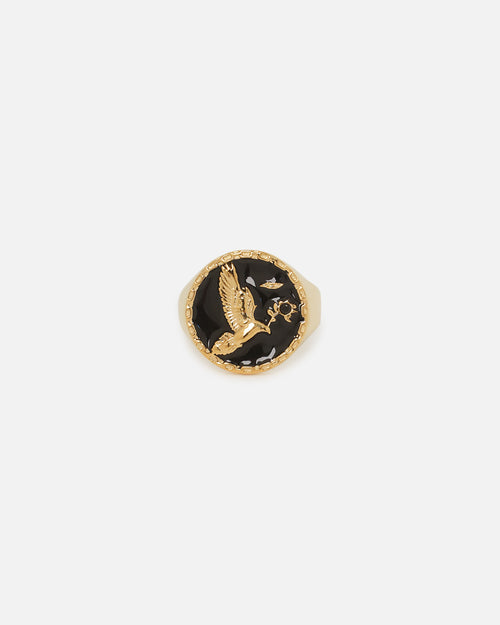 Saint Morta Doves Ring Gold