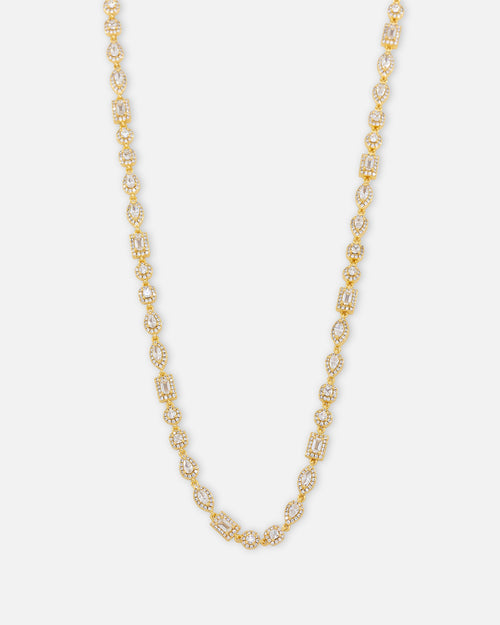 Saint Morta Iced Cluster Chain Iced Gold