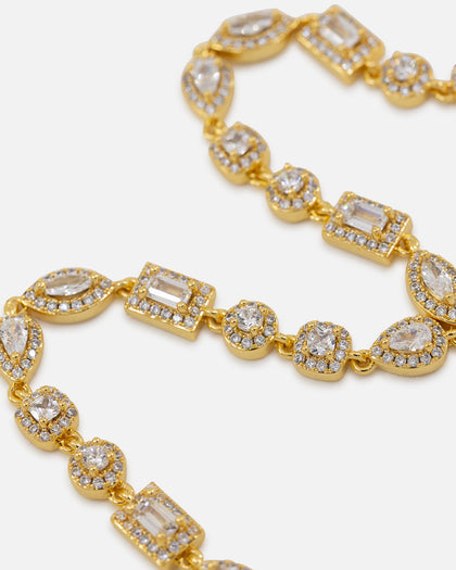 Saint Morta Iced Cluster Chain Iced Gold