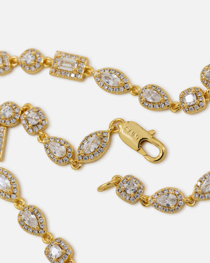 Saint Morta Iced Cluster Chain Iced Gold