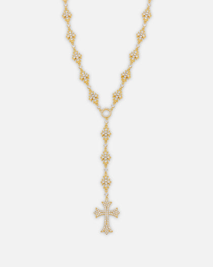 Saint Morta Rosary Cross Chain Gold Culture Kings