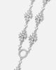 Saint Morta Rosary Cross Chain White Gold