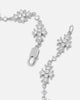 Saint Morta Rosary Cross Chain White Gold