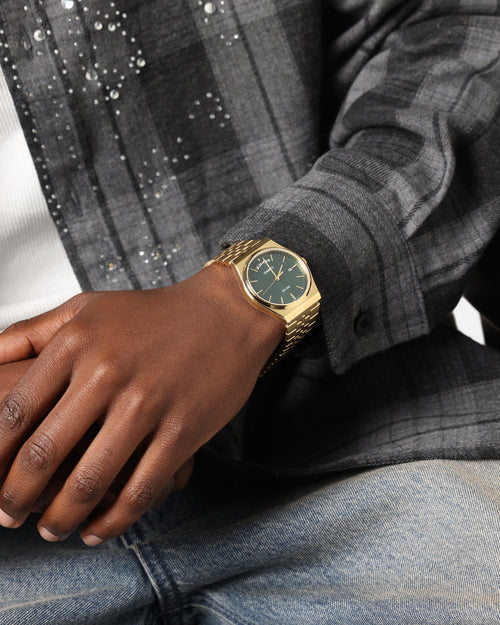 Casio MTPB146G-3A Watch Green/Gold