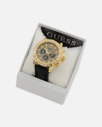 Guess Mainline Majestic Crystal Watch Gold/Green