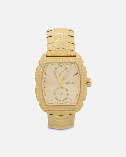 Guess Mainline Nile Textured Bracelet Watch Gold