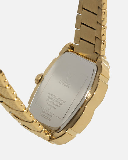 Guess Mainline Nile Textured Bracelet Watch Gold