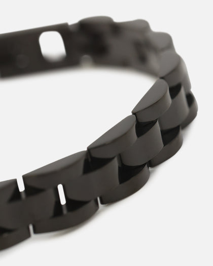 Guess Mainline 16mm Lion Crystal Bracelet Silver