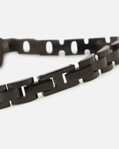 Guess Mainline 16mm Lion Crystal Bracelet Silver