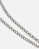 Guess Mainline 21" Lion 16mm Charm Necklace Silver