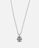 Guess Mainline 26" 4G Rebel Charm Necklace Silver