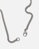Guess Mainline 26" 4G Rebel Charm Necklace Silver