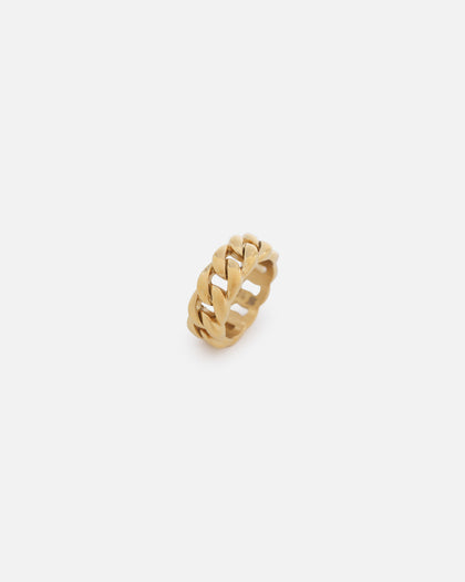 Saint Morta Cuban Ring Gold