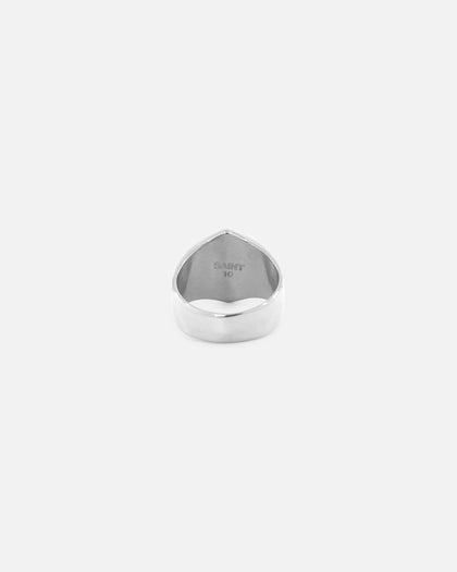 Saint Morta Onyx Octagon Signet Ring White Gold