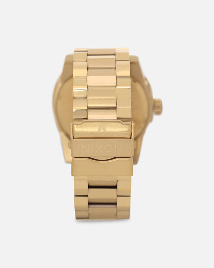 Nixon Corporal Stainless Steel Watch Gold/Turquoise