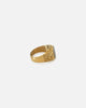 Saint Morta Onyx Square Ring Gold